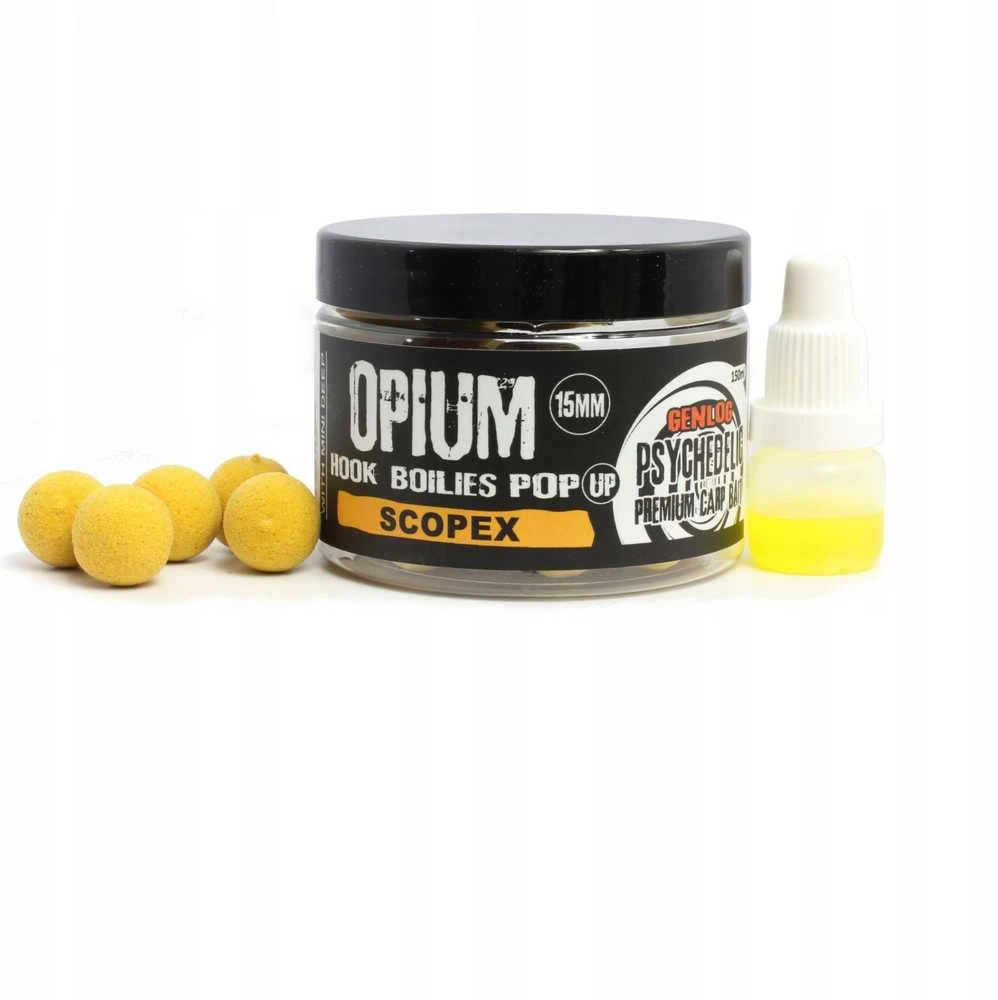 Boiliai GENLOG OPIUM Pop-Up 15mm / 150ml Plaukiantys