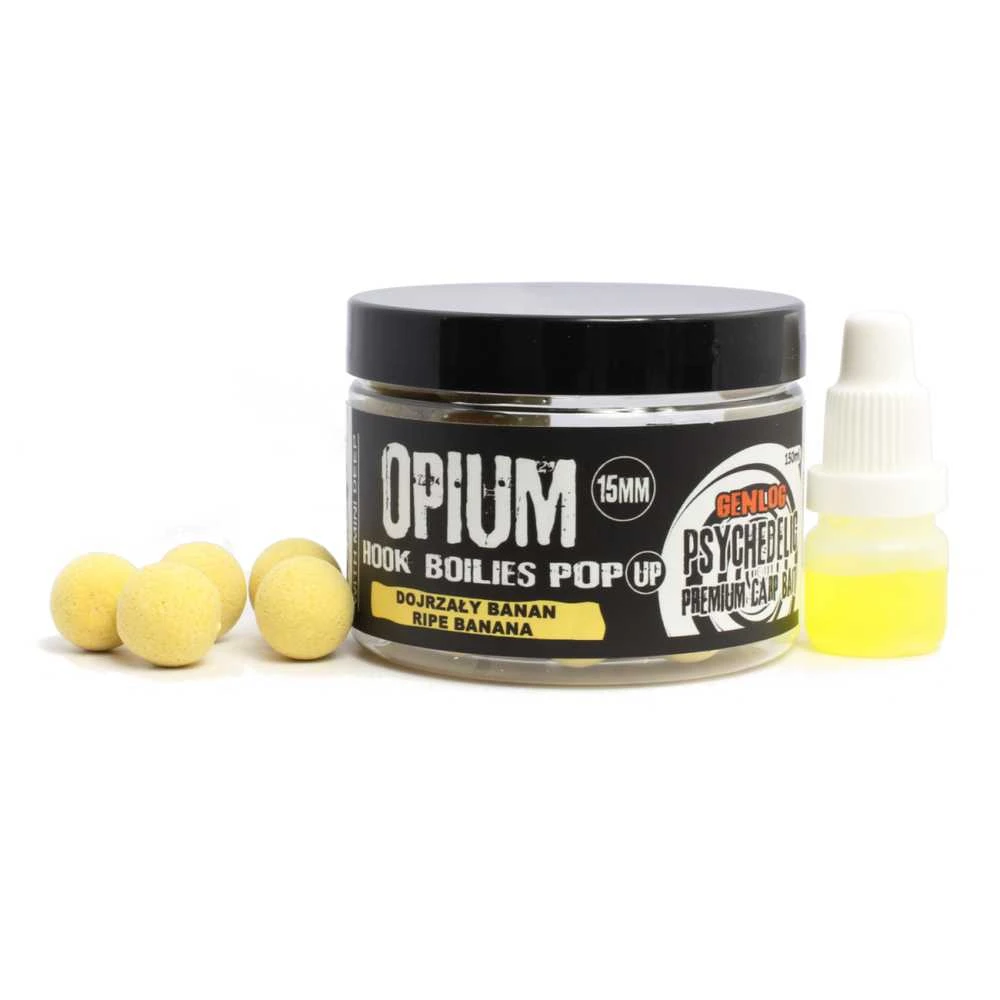 Boiliai GENLOG OPIUM Pop-Up 15mm / 150ml Plaukiantys