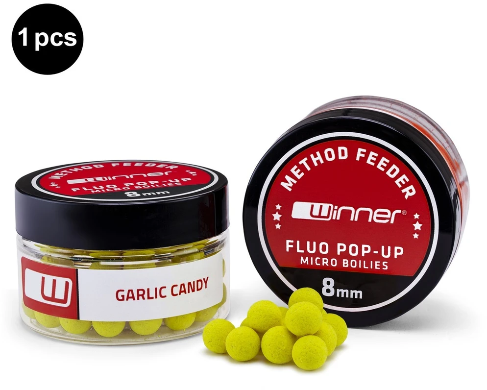 Boiliai Tandem Baits Method Feeder Fluo Pop-up Micro 8mm