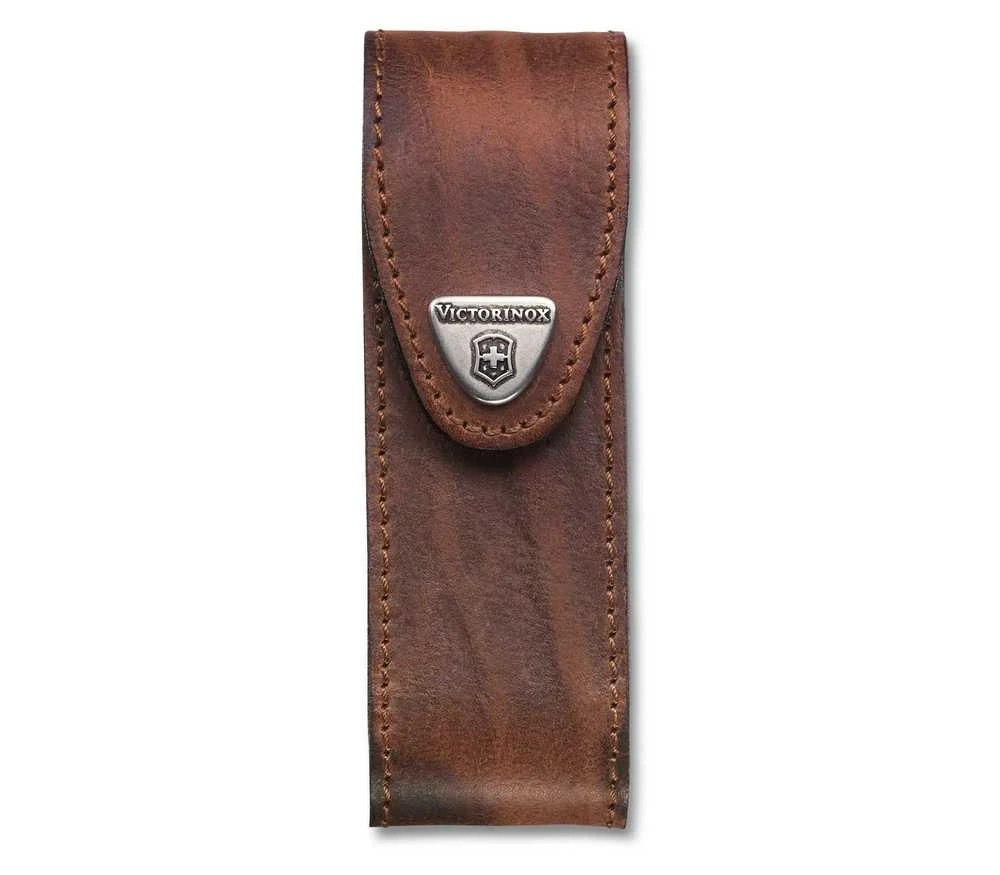 Dėklas Victorinox fiksuotų ašmenų peiliams, leather, ruda