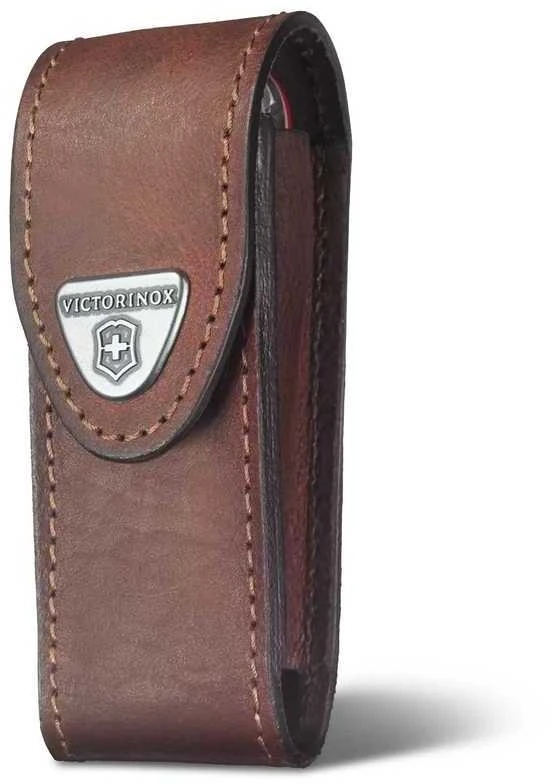 Dėklas Victorinox fiksuotų ašmenų peiliams, leather, ruda