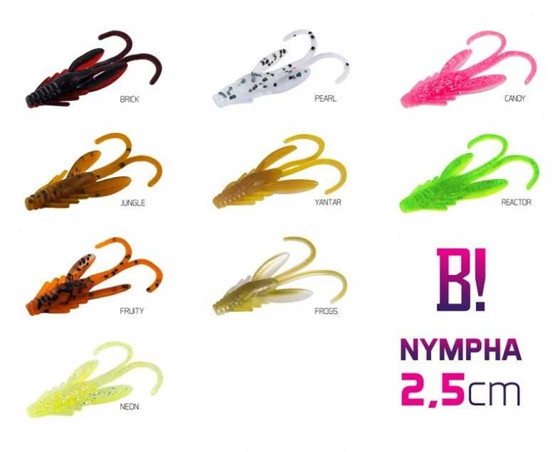 DELPHIN Silikoninis masalas BOMB nympha 2.5cm