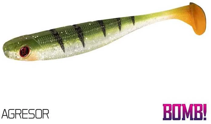 DELPHIN Silikoninis masalas BOMB Rippa 10cm/ 5vnt