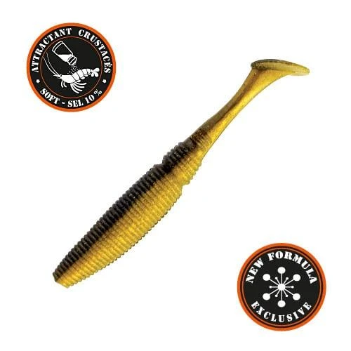 Silikoninių masalų rinkinys Sakura Slit Shad EVO 100mm Mix aprašymas - Prekės nuotrauka
