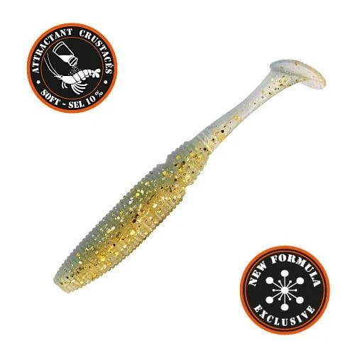 Silikoninių masalų rinkinys Sakura Slit Shad EVO 100mm Mix aprašymas - Prekės nuotrauka