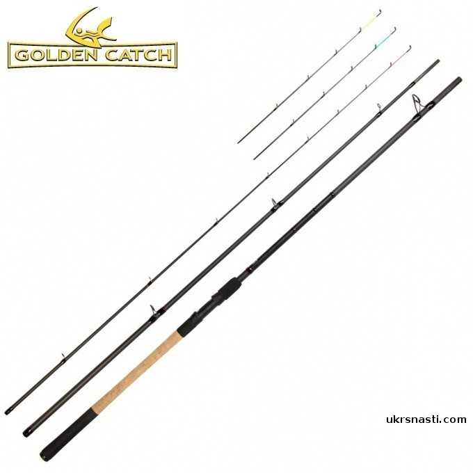 Dugninė Meškerė Golden Catch Bionic Feeder Juodas Edition, 4,2 m, 200 g