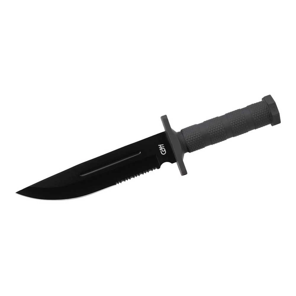 Fiksuotos geležtės peilis CJH Gurtelmesser, juodas