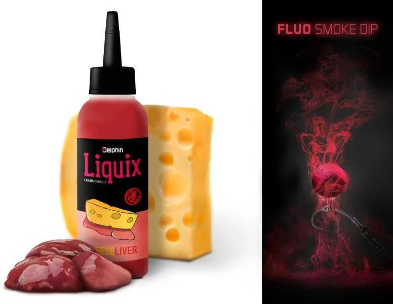 Fluorescencinis dipas (dūmas) Delphin D SNAX LiquiX, įvairių skonių