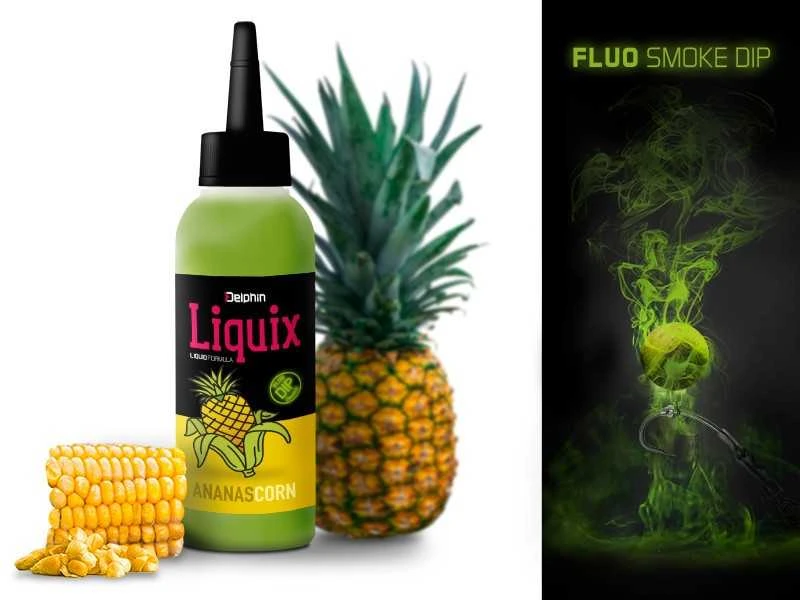 Fluorescencinis dipas (dūmas) Delphin D SNAX LiquiX, įvairių skonių