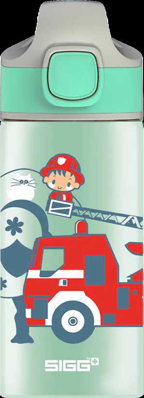 Gertuvė su šiaudeliu SIGG Miracle Fireman 0.4 l