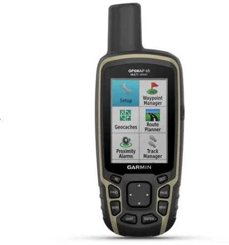 Garmin GPSMAP® 65 Kelių dažnio juostų ir palydovinės navigacijos tinklų delninis įrenginys