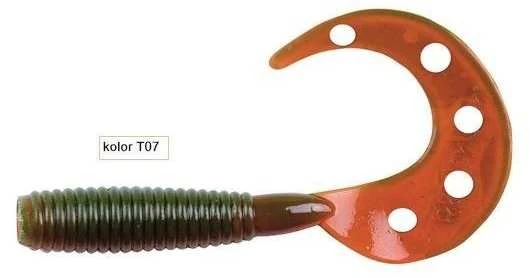 Guminukai žvejybai Robinson Holytail Twist 5,5cm 4vnt.