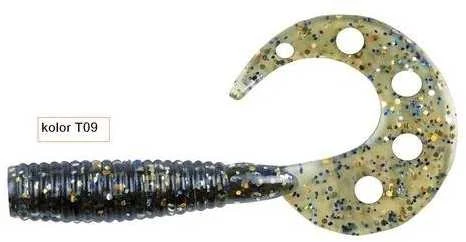 Guminukai žvejybai Robinson Holytail Twist 5,5cm 4vnt.