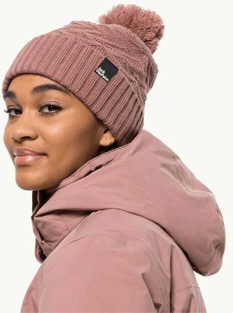 JackWolfskin Kepurė Jack Wolfskin Lorelei Beanie | rožinė