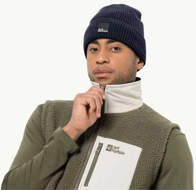 JackWolfskin Kepurė Jack Wolfskin Pergamon Beanie | tamsiai mėlyna
