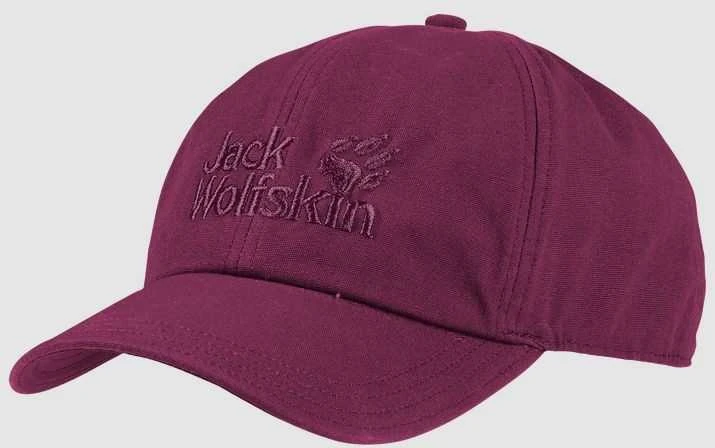 JackWolfskin Kepurė su snapeliu JACK WOLFSKIN BASEBALL CAP vyšninė