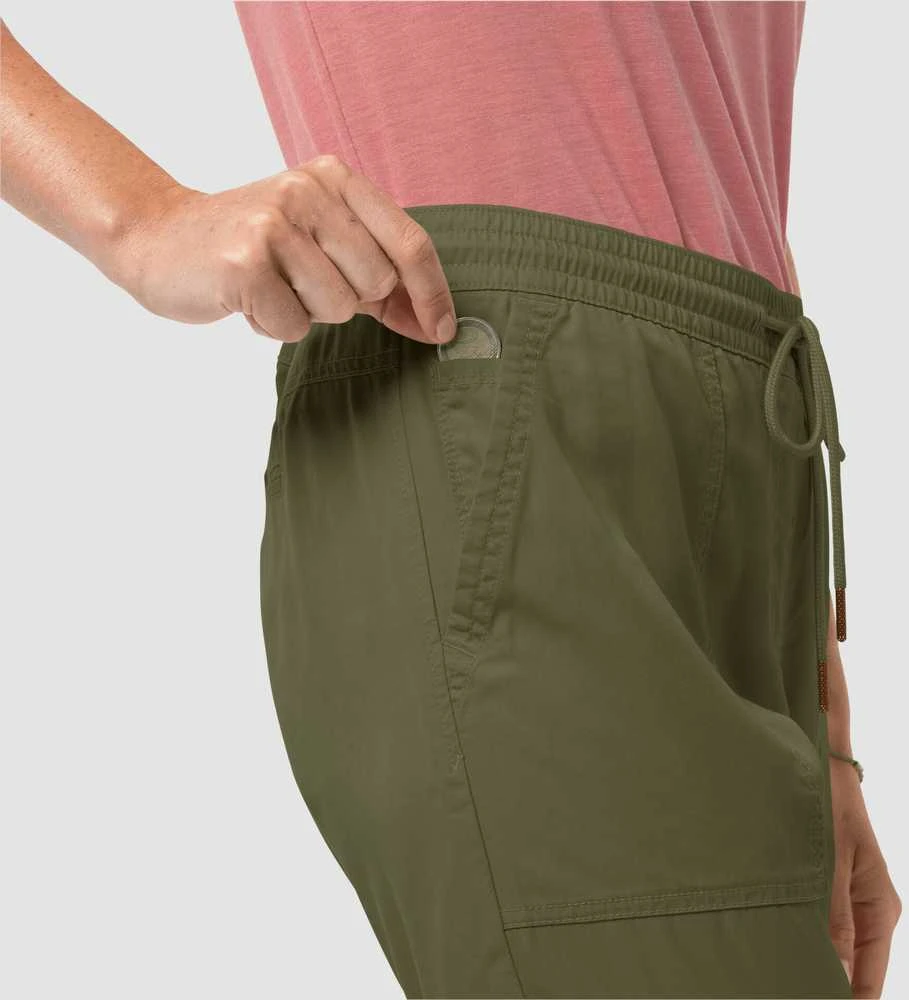 JackWolfskin Laisvalaikio kelnės moterims Jack Wolfskin MOJAVE žalios