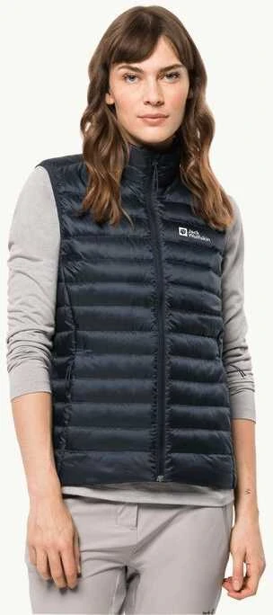 JackWolfskin Moteriška Jack Wolfskin liemenė Pack &amp; Go Down Vest| tamsiai mėlyna