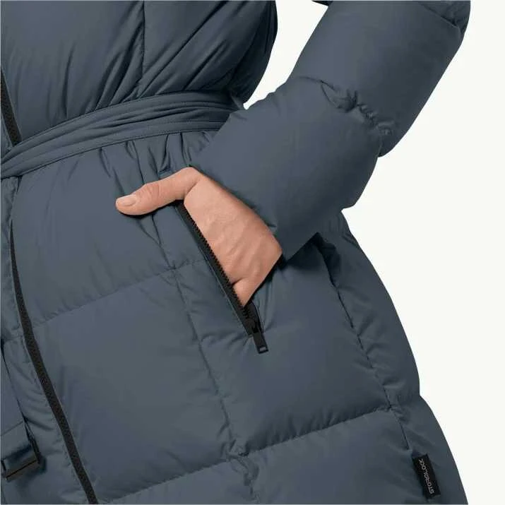 JackWolfskin Moteriška Jack Wolfskin striukė Frozen Lake Coat | tamsiai pilka