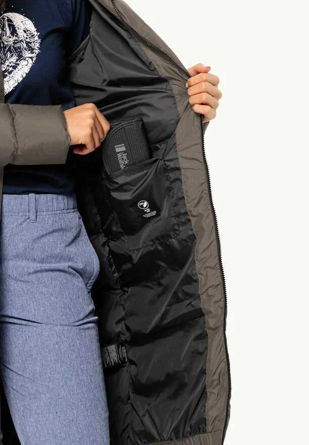 JackWolfskin Moteriška Jack Wolfskin striukė Frozen Palace Coat | cold coffee
