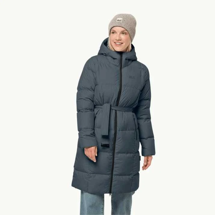 JackWolfskin Moteriška Jack Wolfskin striukė Frozen Lake Coat | tamsiai pilka