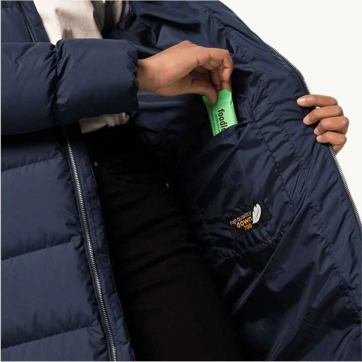 JackWolfskin Moteriška Jack Wolfskin striukė Frozen Palace Coat | tamsiai mėlyna