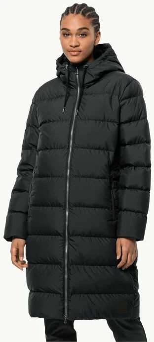 JackWolfskin Moteriška Jack Wolfskin striukė Frozen Palace Coat | juoda