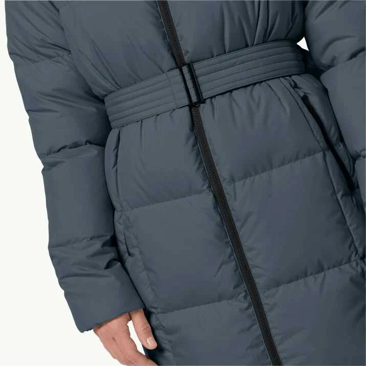 JackWolfskin Moteriška Jack Wolfskin striukė Frozen Lake Coat | tamsiai pilka