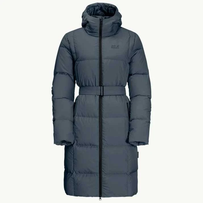 JackWolfskin Moteriška Jack Wolfskin striukė Frozen Lake Coat | tamsiai pilka