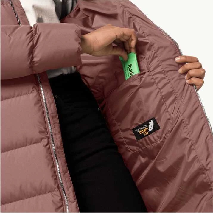 JackWolfskin Moteriška Jack Wolfskin striukė Frozen Palace Coat | rausva