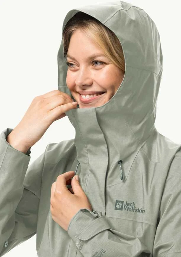JackWolfskin Moteriška striukė Jack Wolfskin Kammweg, 2 L | mint leaf