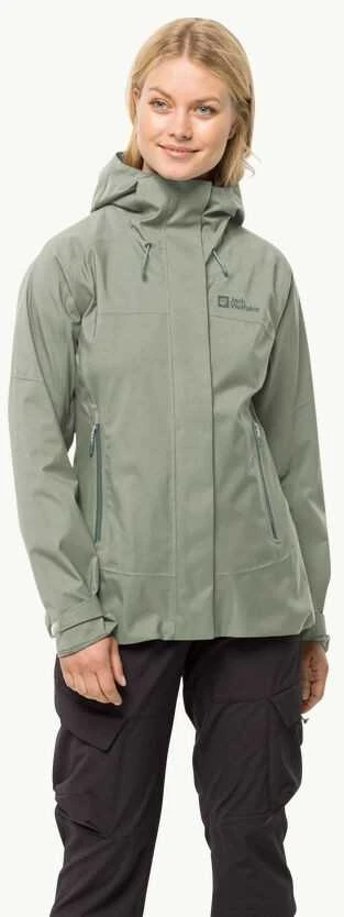 JackWolfskin Moteriška striukė Jack Wolfskin Kammweg, 2 L | mint leaf