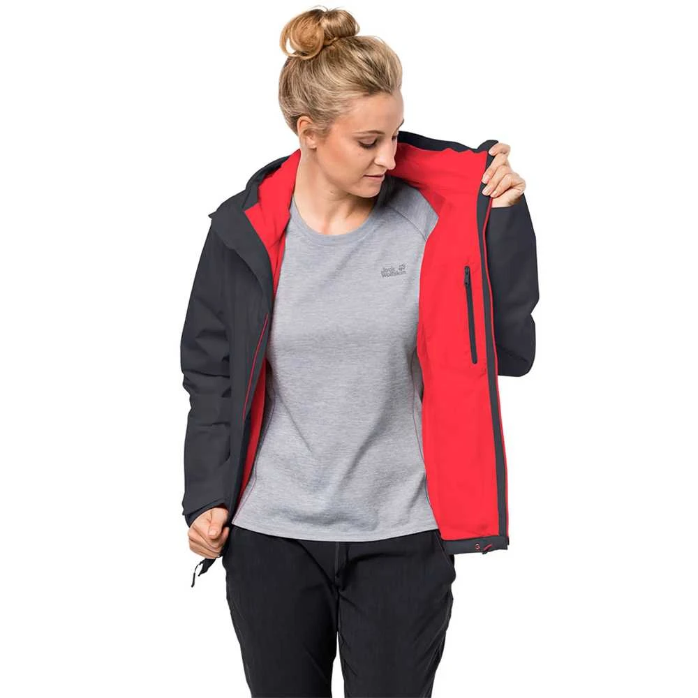 JackWolfskin Moteriška striukė Jack Wolfskin ARROYO | tamsiai pilka