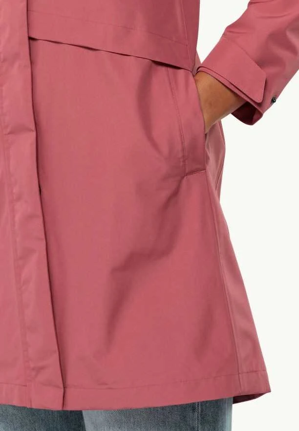 JackWolfskin Moteriškas lietpaltis Jack Wolfskin Cape West | soft pink