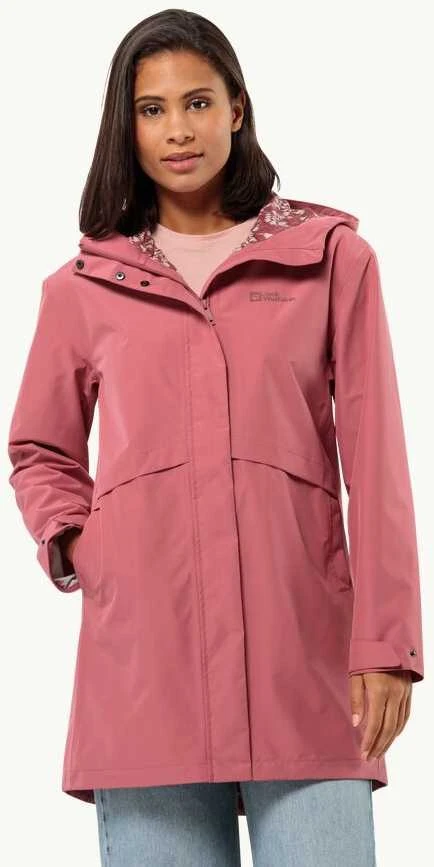 JackWolfskin Moteriškas lietpaltis Jack Wolfskin Cape West | soft pink