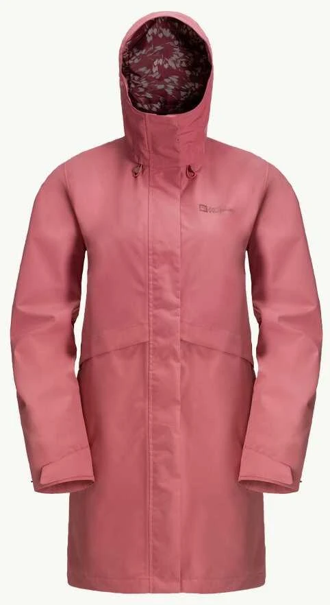 JackWolfskin Moteriškas lietpaltis Jack Wolfskin Cape West | soft pink