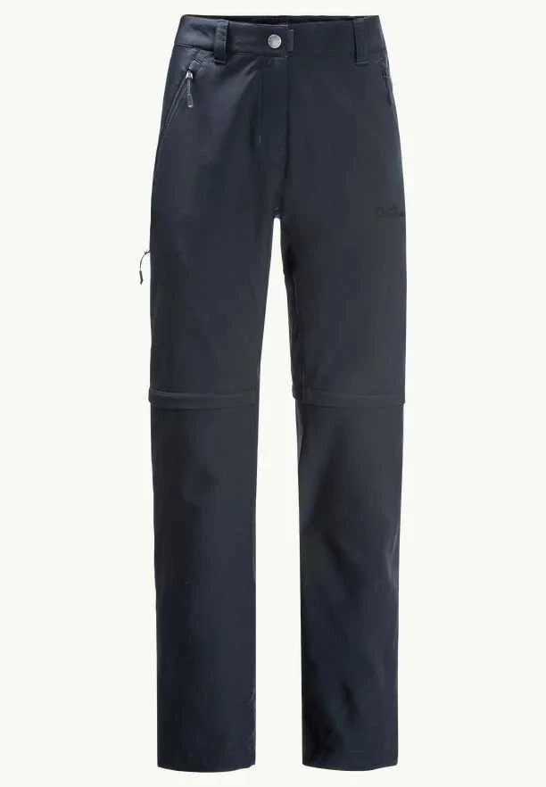 JackWolfskin Moteriškos kelnės Jack Wolfskin ACTIVATE TRACK ZIP | night mėlynas