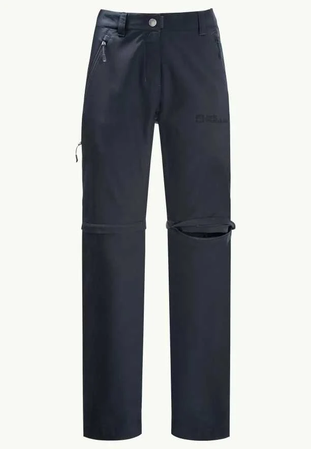 JackWolfskin Moteriškos kelnės Jack Wolfskin ACTIVATE TRACK ZIP | night mėlynas