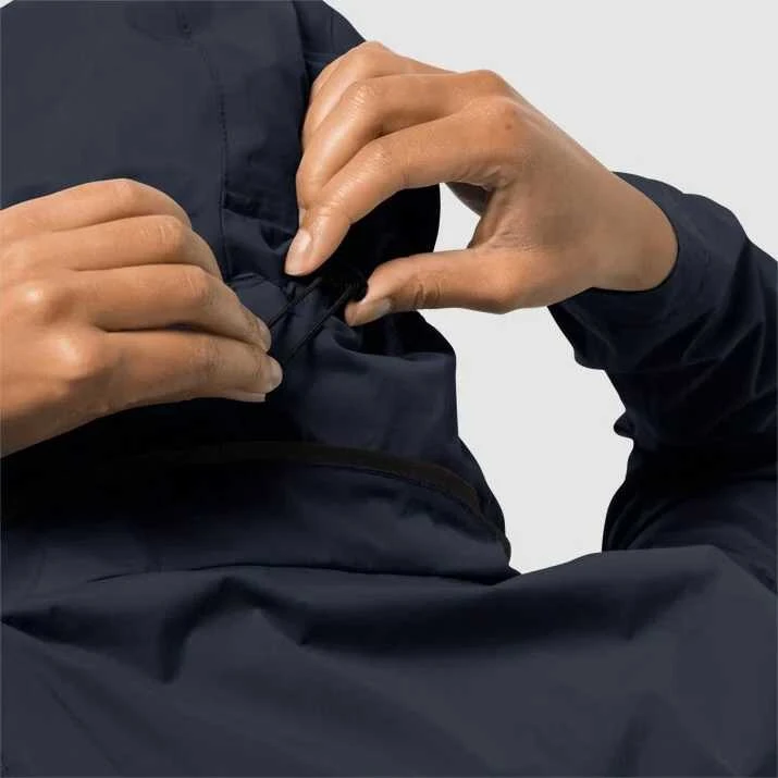 JackWolfskin Striukė moterims NORDEN PORT COAT W | tamsiai mėlyna