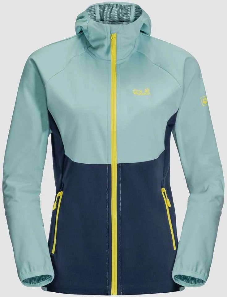 JackWolfskin Vasarinė striukė moterims Jack Wolfskin GO HIKE SOFTSHELL mėlyna