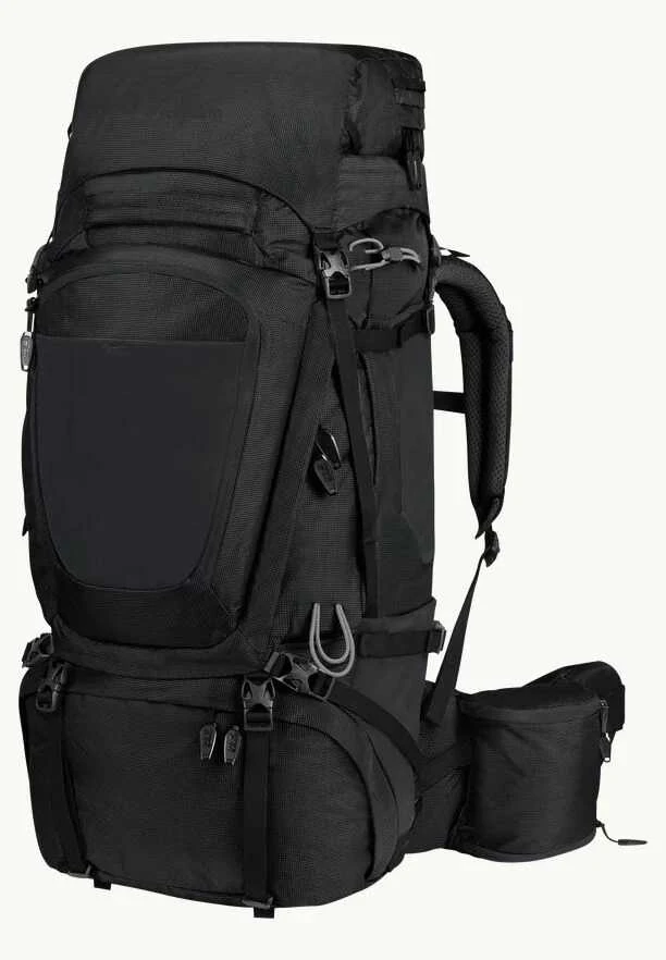 JackWolfskin Vyriška kuprinė DENALI 65+10 L | juodas