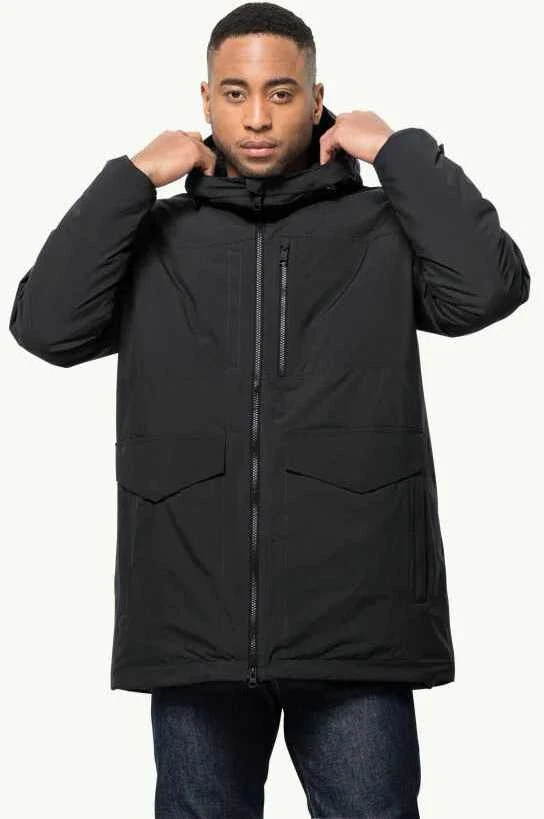 JackWolfskin Vyriška parka Jack Wolfskin Koenigsbau | juoda