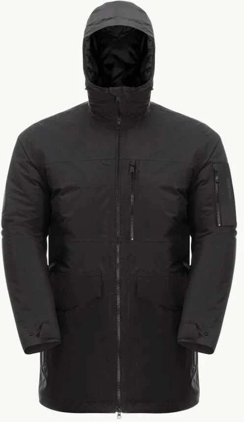 JackWolfskin Vyriška parka Jack Wolfskin Koenigsbau | juoda