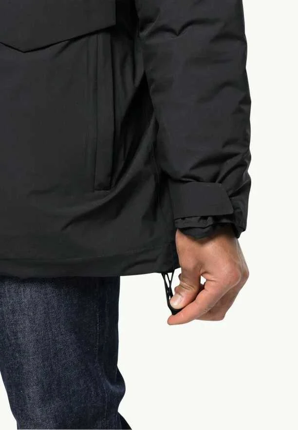 JackWolfskin Vyriška parka Jack Wolfskin Koenigsbau | juoda