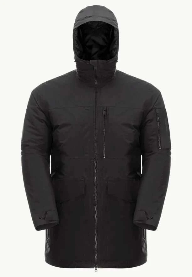 JackWolfskin Vyriška parka Jack Wolfskin Koenigsbau | juoda