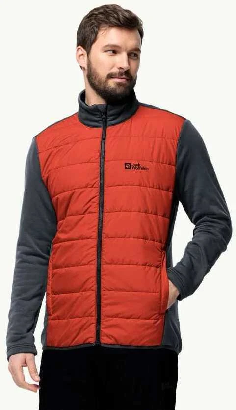 JackWolfskin Vyriška striukė Jack Wolfskin GLAABACH 3in1 | strong red