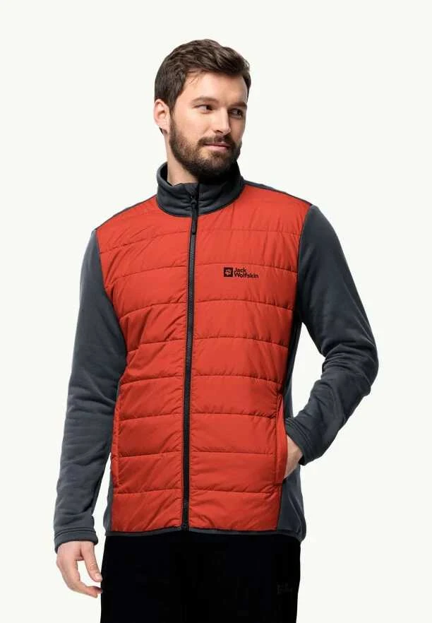 JackWolfskin Vyriška striukė Jack Wolfskin GLAABACH 3in1 | strong red