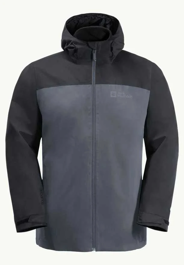 JackWolfskin Vyriška striukė Jack Wolfskin TAUBENBERG 3in1 | phantom