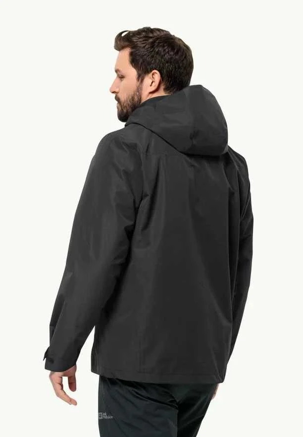 JackWolfskin Vyriška striukė Jack Wolfskin TAUBENBERG 3in1 | juoda