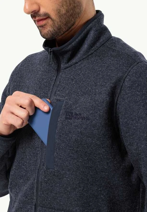 JackWolfskin Vyriškas Jack Wolfskin džemperis Tannenspur | tamsiai mėlynas